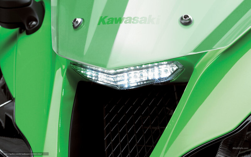 Green Motorcycle Front — Modern