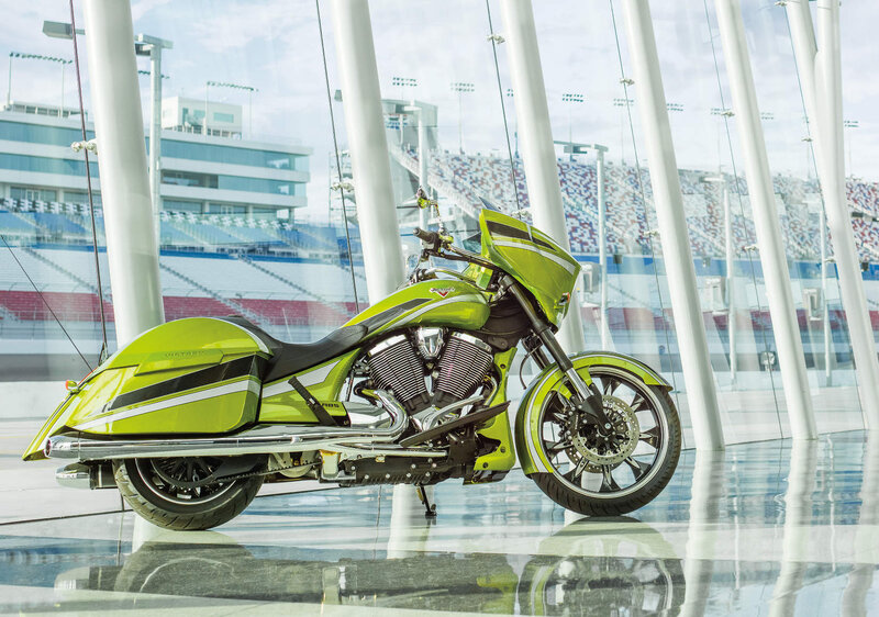 Green Motorcycle — Lime Green, Modern