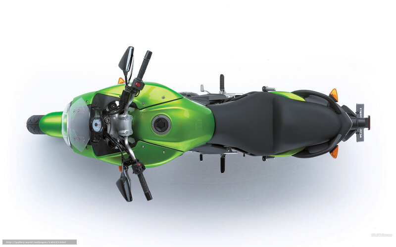 Green Motorcycle — Neutral, Photograph