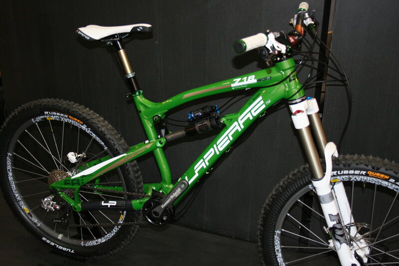 green mountain bike display