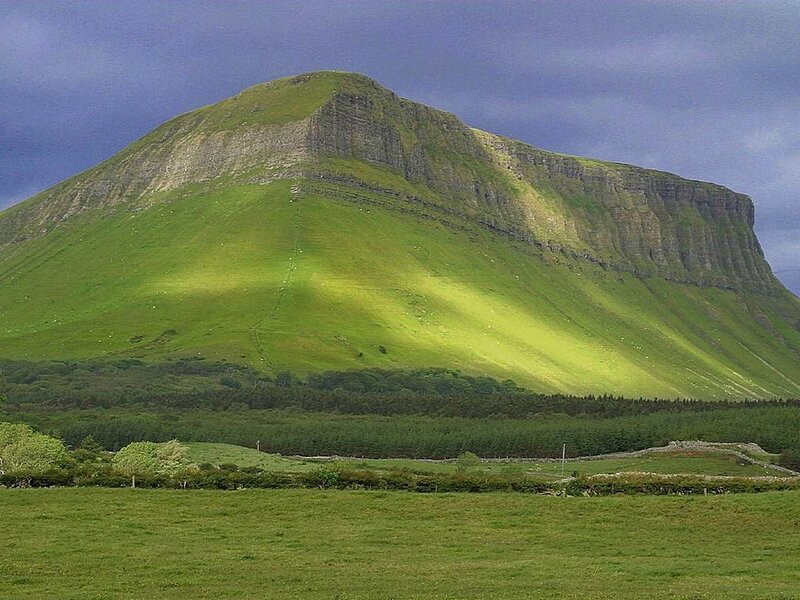 Green Mountain Landscape — Dramatic, Afternoon, Photograph