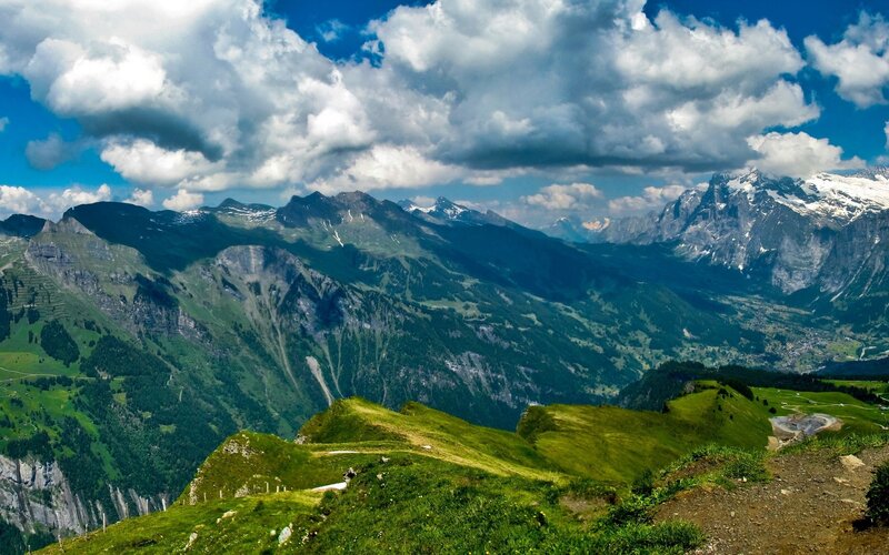 Green Mountain Peaks — Dramatic, Afternoon