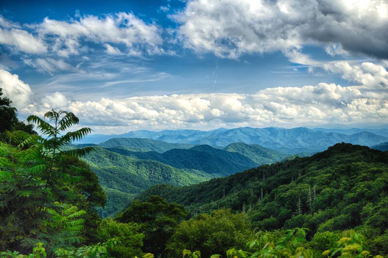 Green Mountain Range — Blue