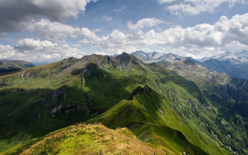 Green Mountain Range — Serene, Afternoon, Photograph