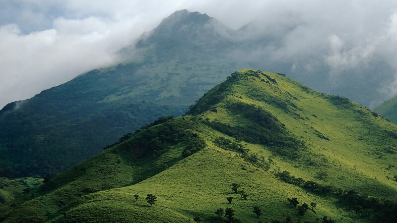 Green Mountain Range — Serene, Photograph