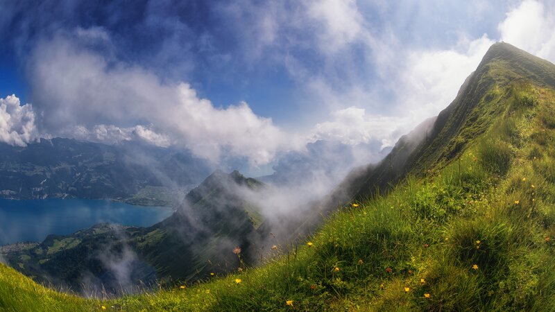 Green Mountain Slope — Dramatic
