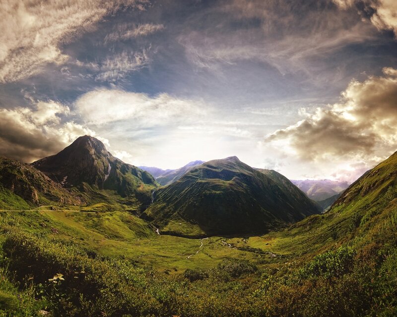Green Mountain Valley — Dramatic, Afternoon