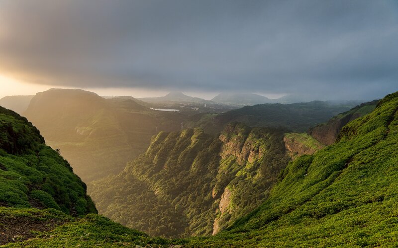 Green Mountain Valley — Dramatic, Sunrise, Photograph, Mountains