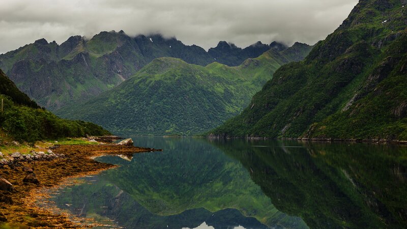 Green Mountains Reflected