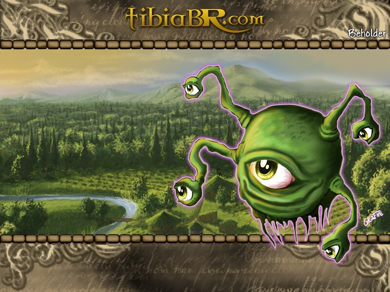 Green Multi-eyed Creature