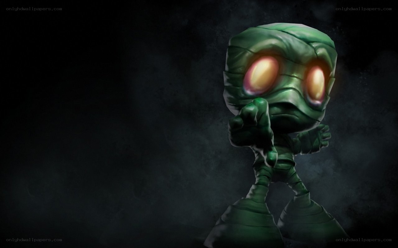 green mummy character