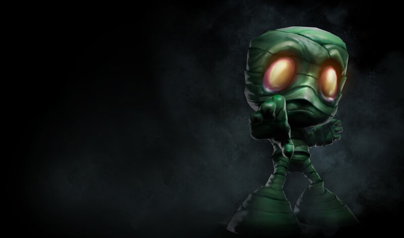 Green Mummy-like Creature