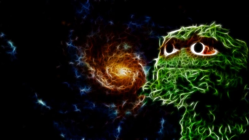 Green Muppet Character — Dramatic