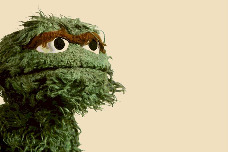 Green Muppet Character