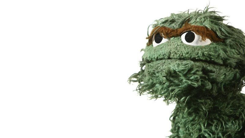Green Muppet Puppet — Neutral, Photograph, Eyes