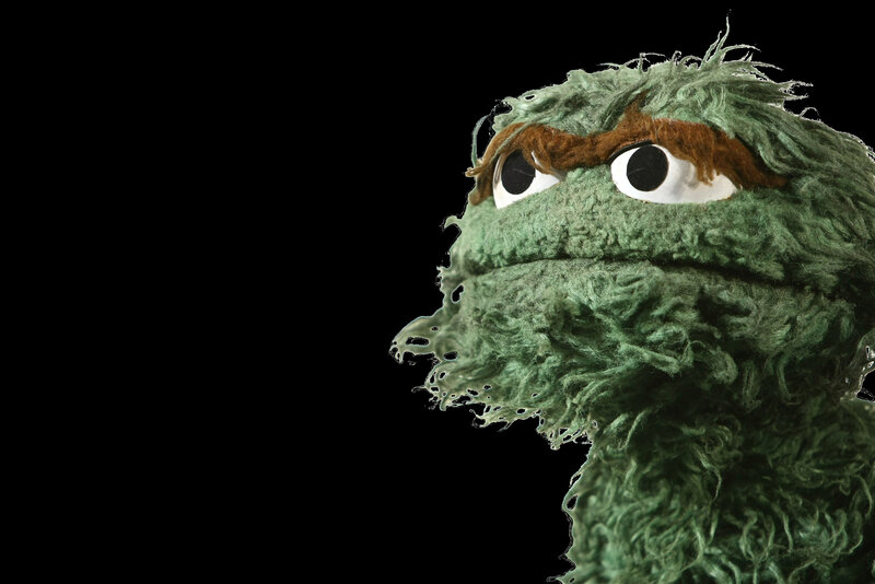 Green Muppet Puppet — Neutral
