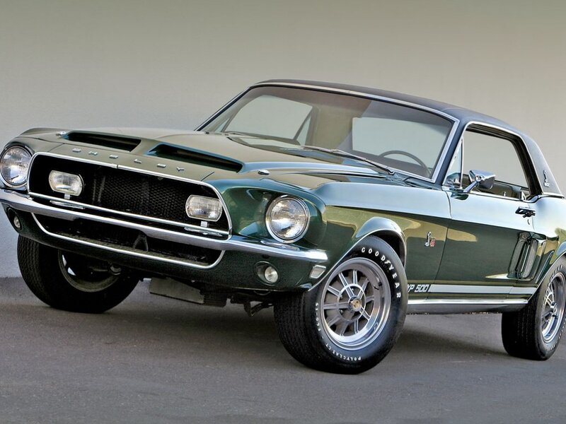 Green Muscle Car — Classic, Photograph