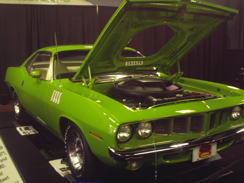Green Muscle Car — Lime Green, Static