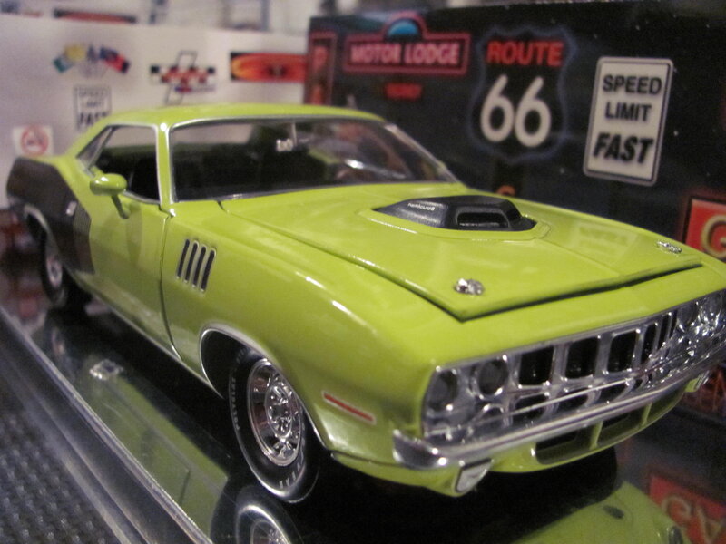 Green Muscle Car Model