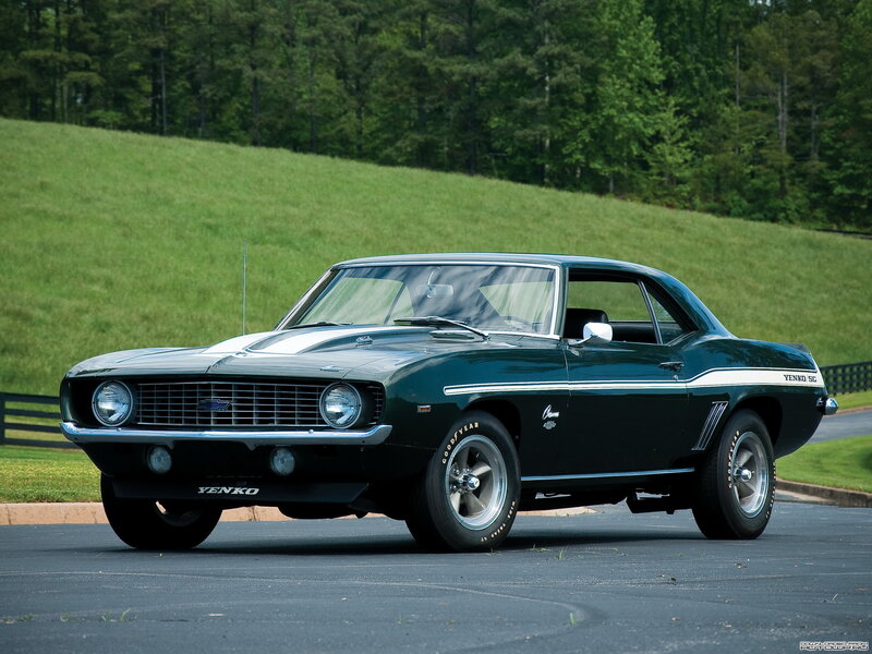 Green Muscle Car — Serene, Afternoon