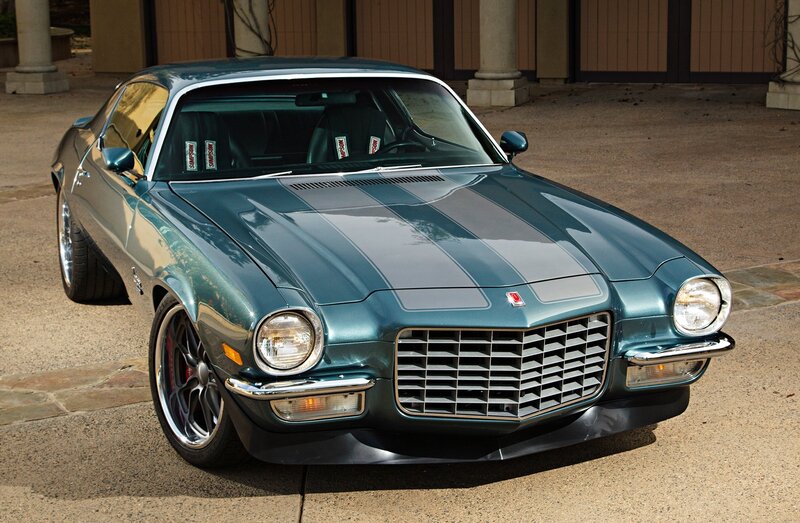 Green Muscle Car — Teal, Calm
