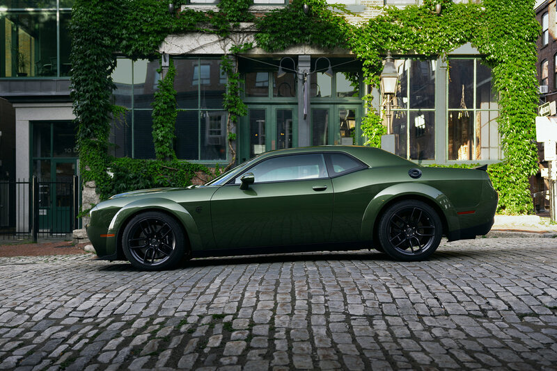 Green Muscle Car — Urban