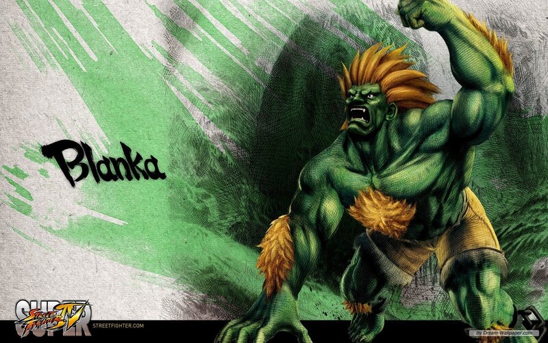 Green Muscular Character — Aggressive