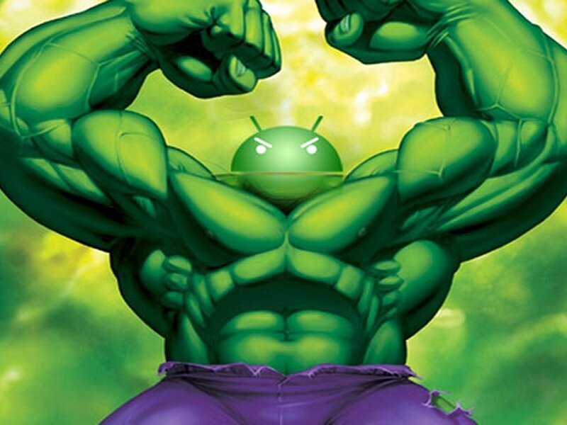 Green Muscular Character — Powerful