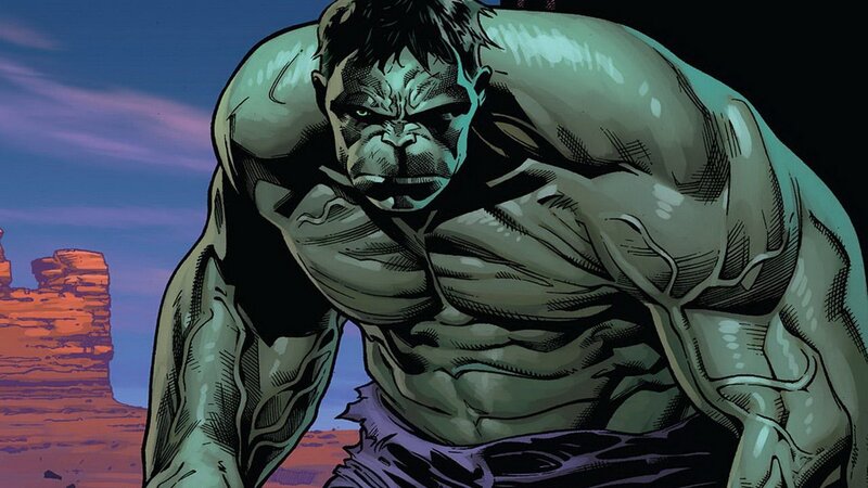 Green Muscular Hulk — Dramatic