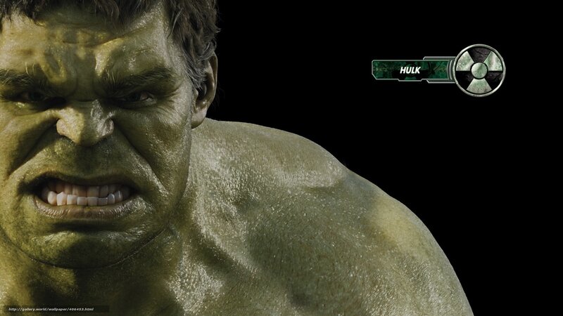 Green Muscular Man — Angry, 3d Render