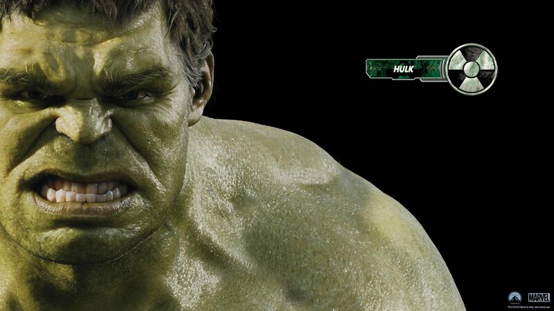 Green Muscular Man — Intense, Photograph