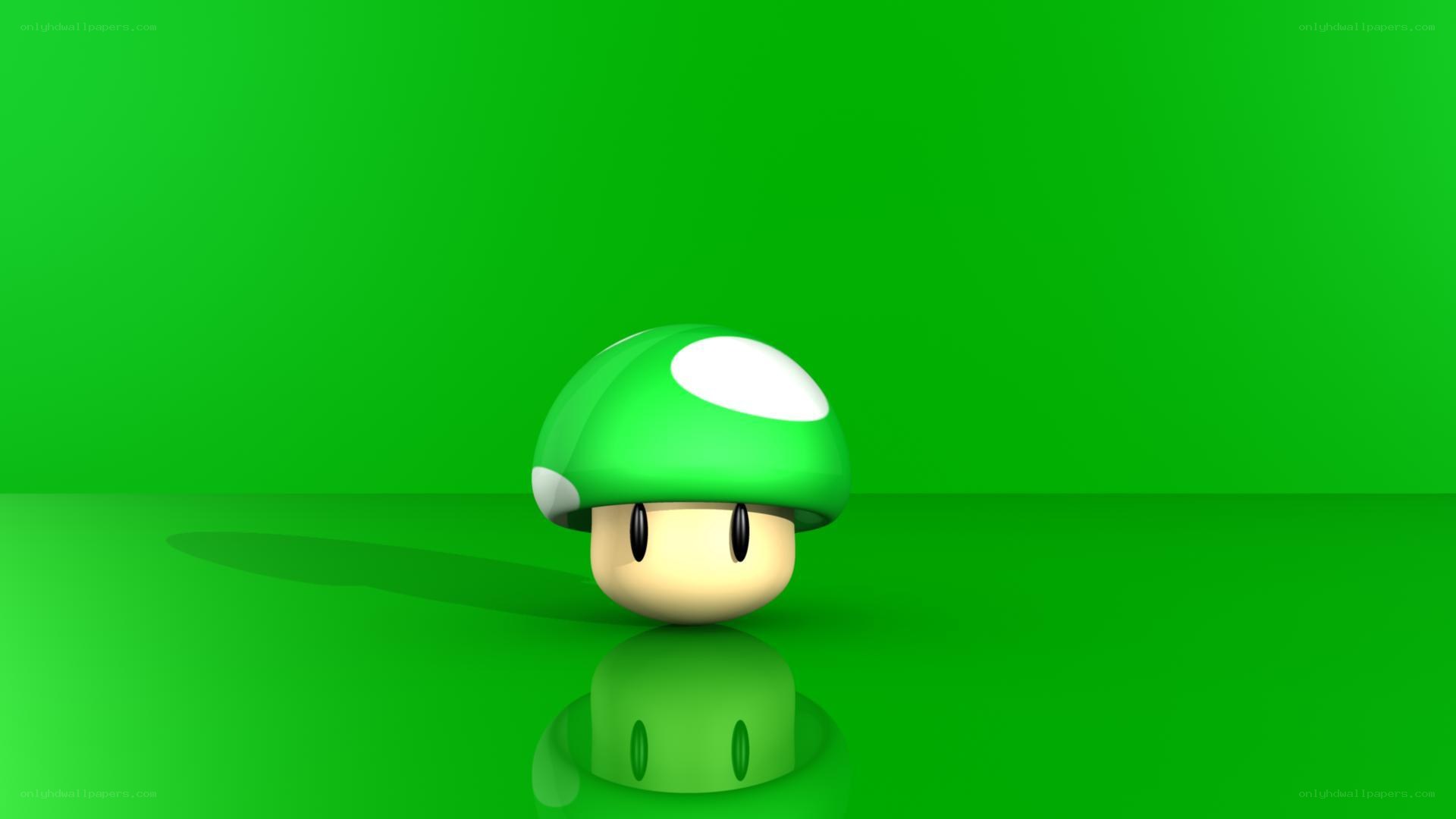 green mushroom character