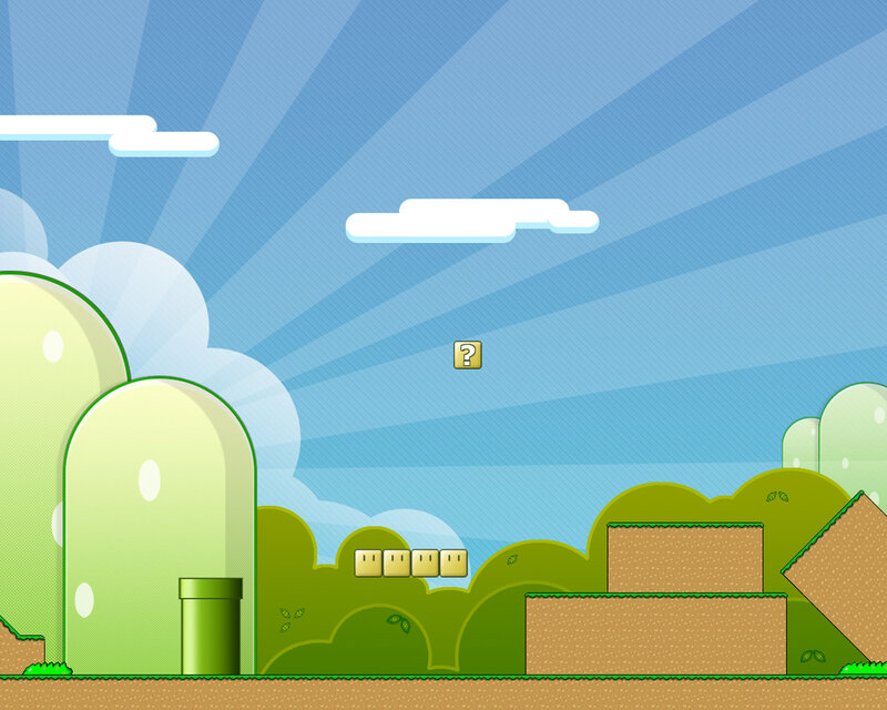 Green Mushroom Houses — Blue