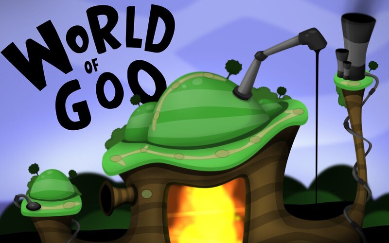 Green Mushroom Houses — Whimsical