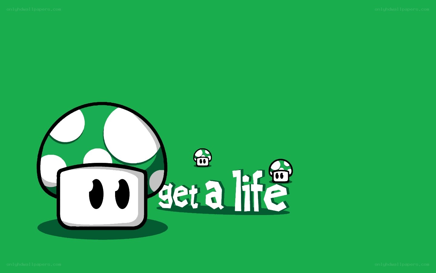 green mushroom life icon