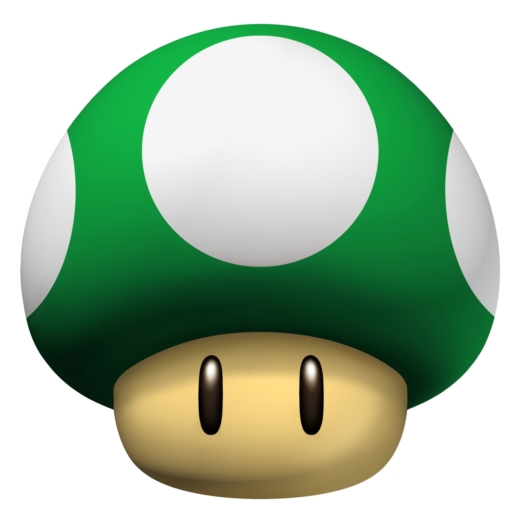 Green mushroom power-up