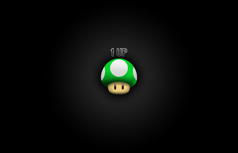 Green mushroom power-up