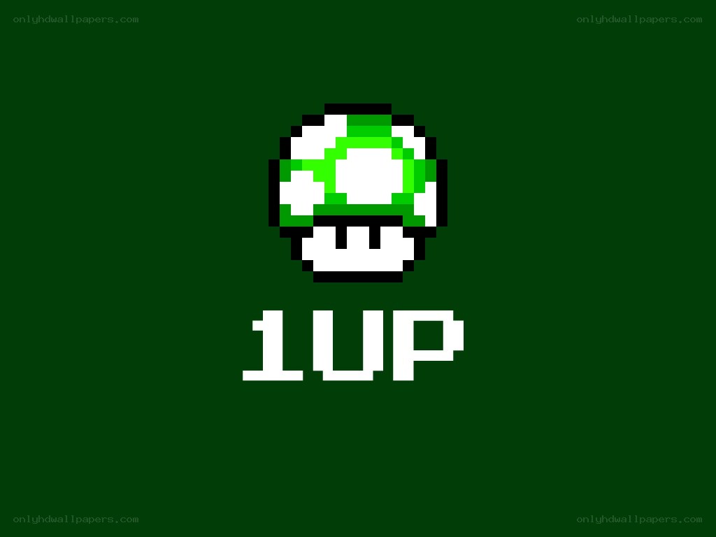 green mushroom power-up