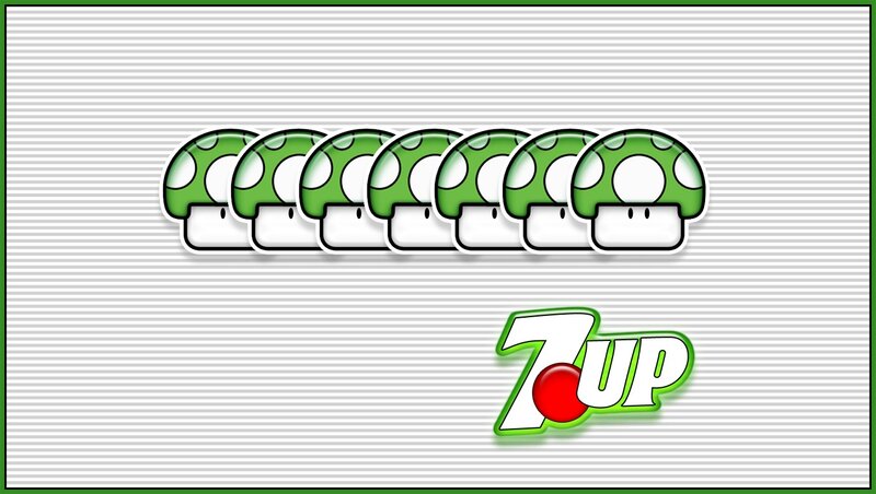 Green Mushrooms in a Row — Playful