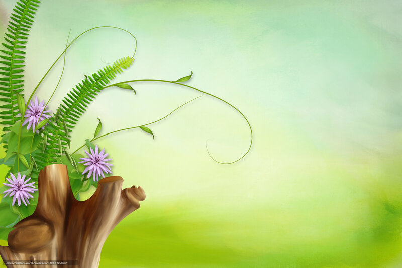 green nature background