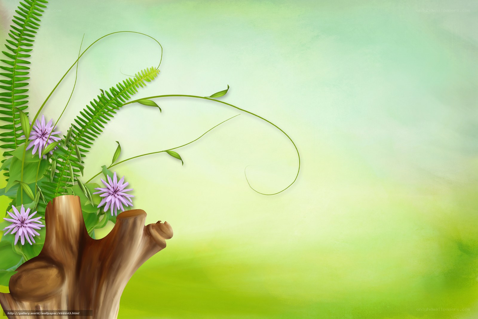 green nature background
