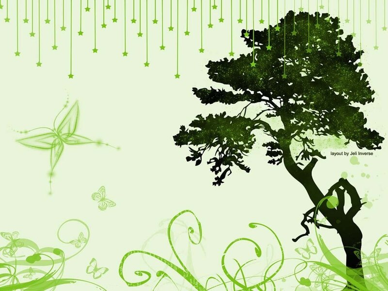 green nature illustration