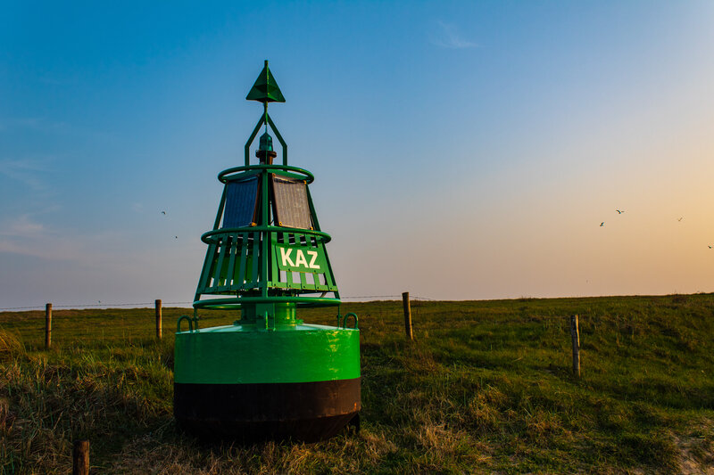 Green Navigation Buoy
