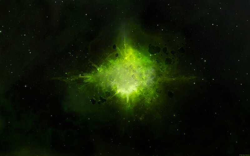 Green Nebula Explosion