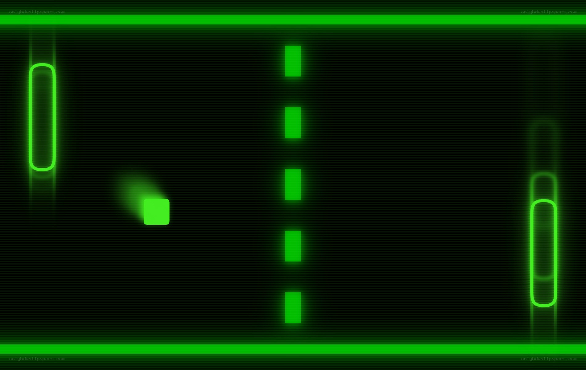 green neon game scene