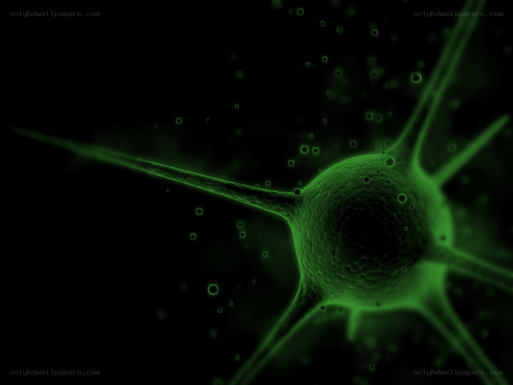green neuron cell