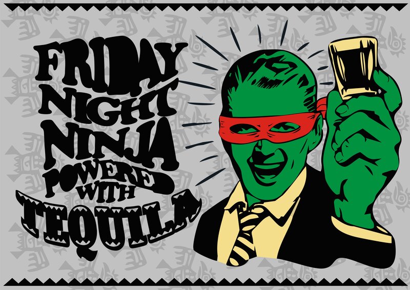 Green Ninja Character