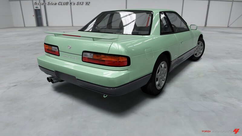 Green Nissan Silvia — Light Green
