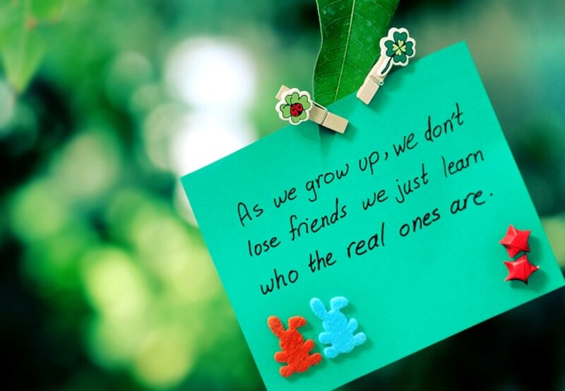 Green Note with Quote