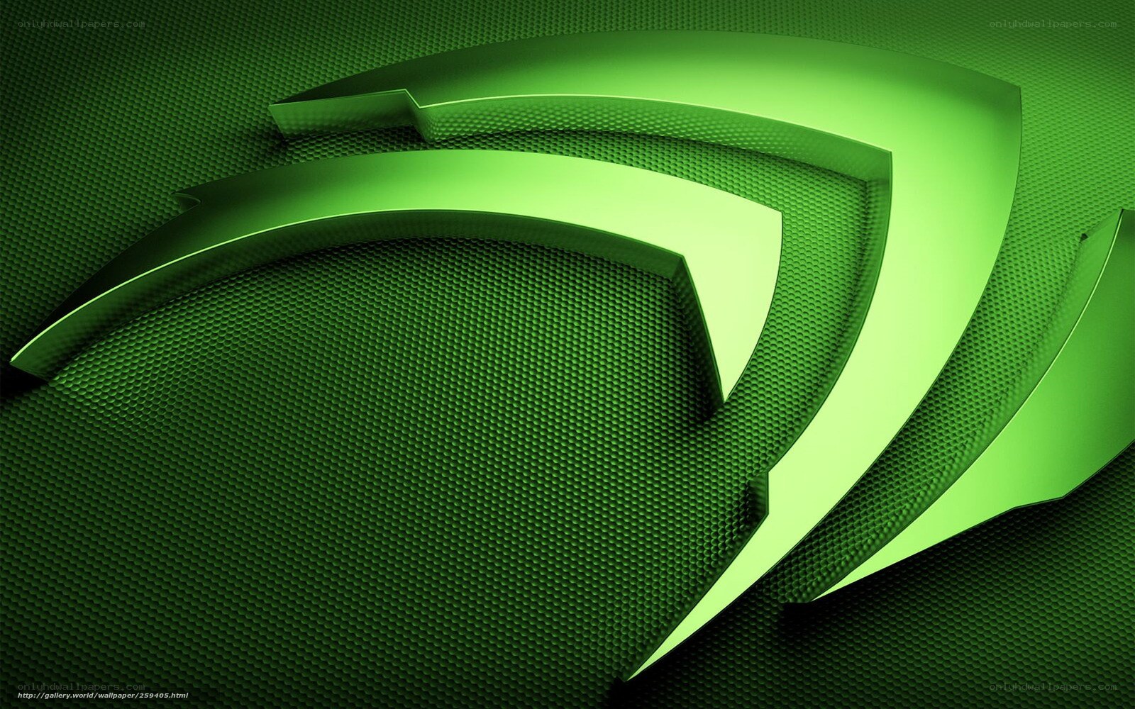 Green NVIDIA logo design